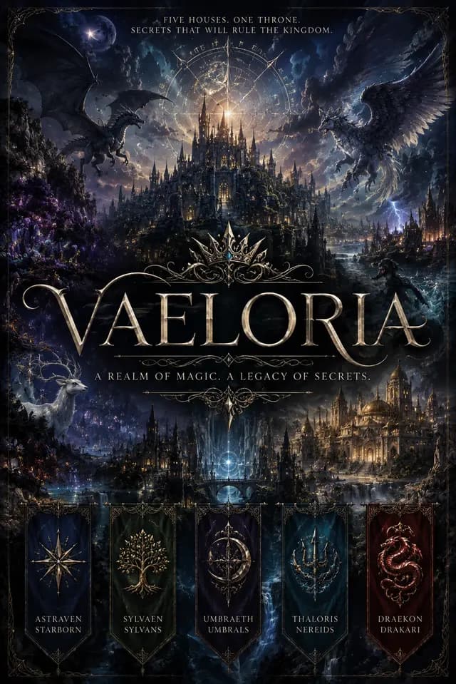 Cover for THE VEIL OF VAELORIA
