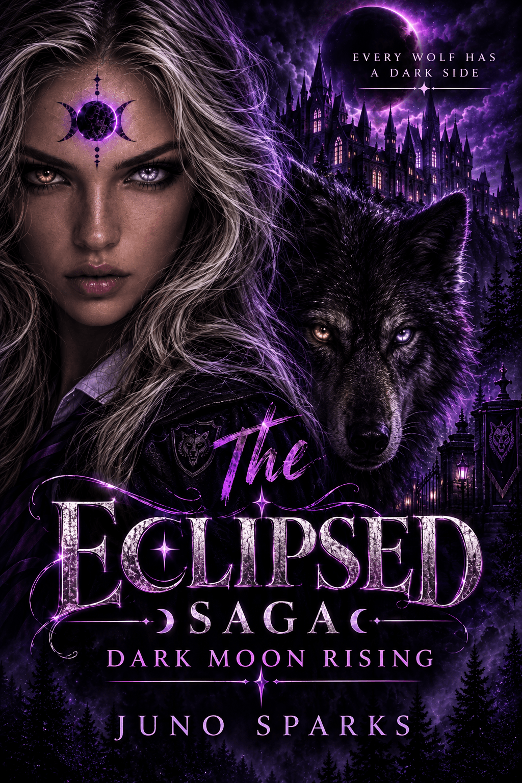 Cover for The Eclipsed Saga' Dark Moon Rising