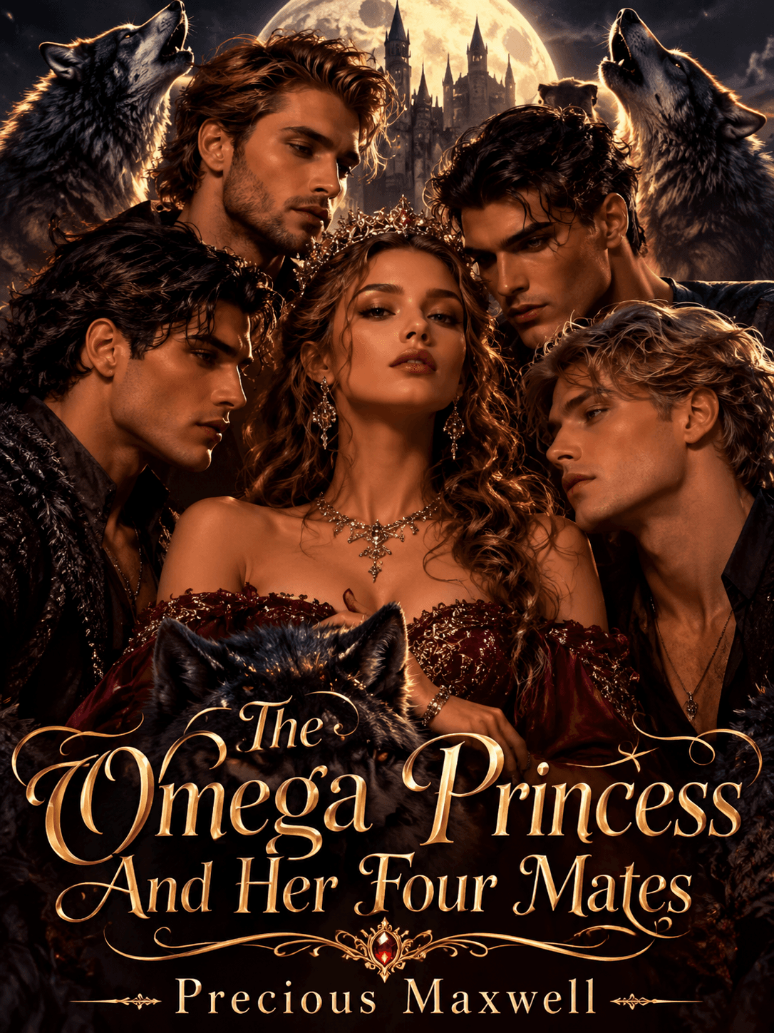 Cover for The Omega Princess And Her Four Mates