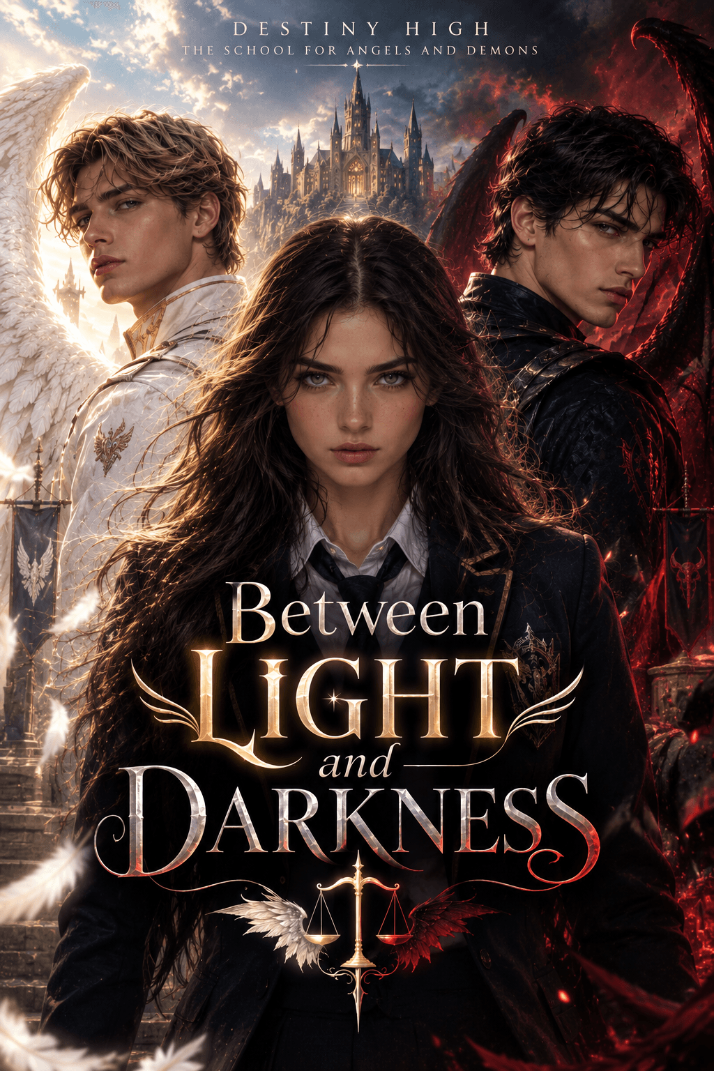 Cover for Between Light and Darkness