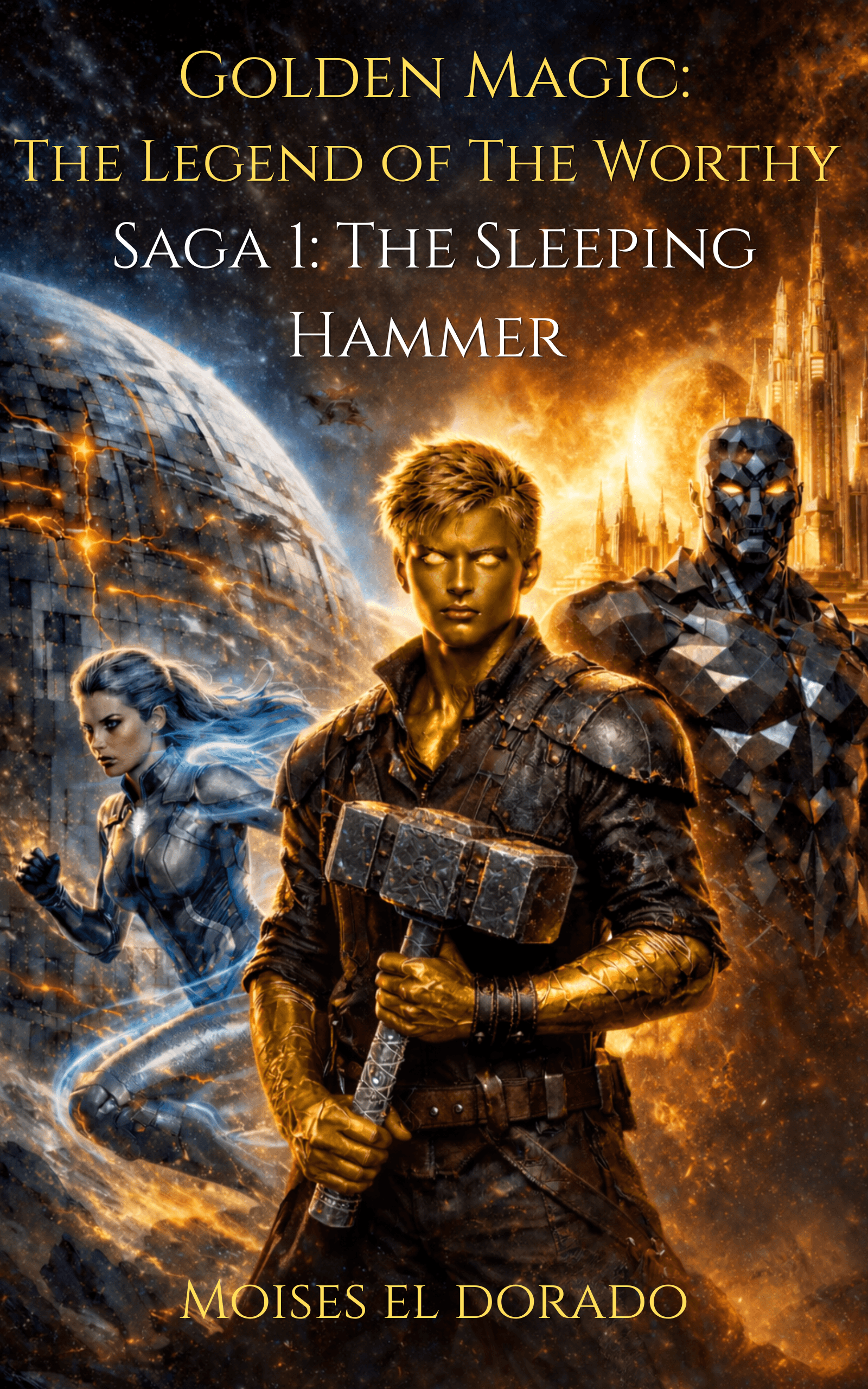 Cover for Golden Magic: The Legend of the Worthy Saga1: The Sleeping Hammer